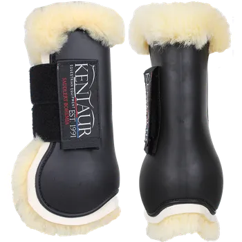 Koňské kamaše Kentaur Šlachovky PROFI JUMP černé s pravým beránkem Cob