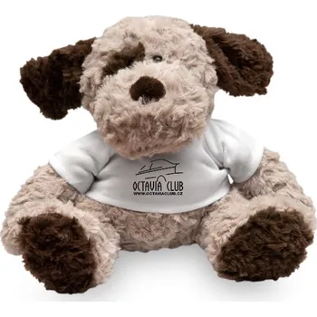 plyšák Pes s potiskem Plyšák