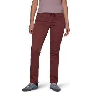 Dámské kalhoty BLACK DIAMOND Dámské sportovní kalhoty na trek, volný čas a cestování Credo Women M ČERVENÁ