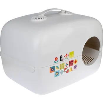 Toaleta pro kočku TIAKI Toaleta s krytem Rex pro kočky