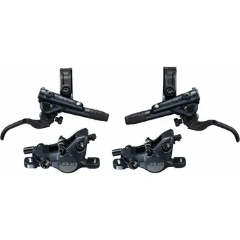 Brzda na kolo brzda kotoučová SHIMANO SLX M7100 přední a zadní (J-kit) komplet bez kotoučů, adapter SM-MA-F180P/P2