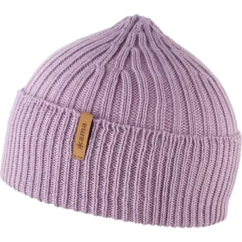 Sušička Kama pletená Merino čepice A177 114 - růžová UNI