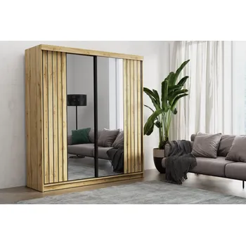 Šatní skříň ARK Šatní skříň MOLY, Dub Votan 150 cm