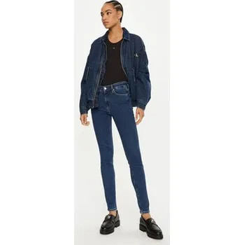 Pánská móda Calvin Klein Jeans Jeansy J20J224020 Tmavomodrá Skinny Fit 27_32