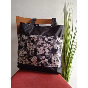 Nepromokavá nákupní taška "květy jabloně"