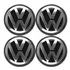 Samolepicí dekorace na vozidlo Emblémy na kola z ABS nálepky 60 mm Volkswagen