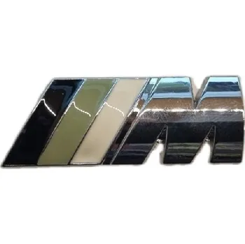 Znak automobilu BMW M-packet nápis chromový 55 mm