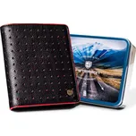 Peterson Pánská peněženka v dárkové krabici - PTN 303.03 BL+RED RFID