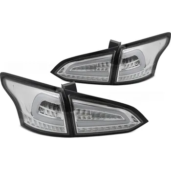 Zadní světlomet TUNING-TEC Zadní světla Ford Focus MK 3 SW 11-18 chrom LED SEQ