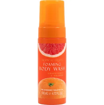 Sprchový gel Somerset Toiletry Tropical Fruits – Grapefruit & Pomeranč Mycí pěna na tělo, 140 ml