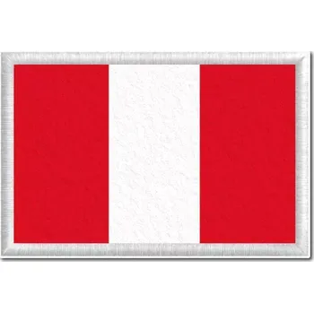 Vlajka Pelisport Vlajka Peru tištěná nášivka 6 x 4 cm