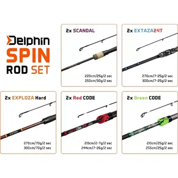 Set prútov Delphin SPIN
