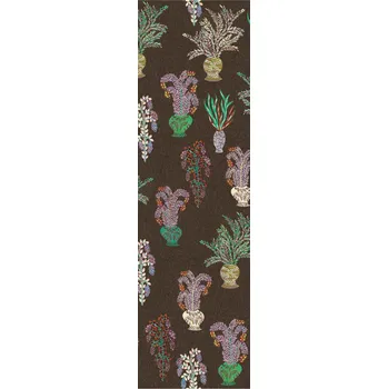 Tapeta Masureel Vliesová obrazová tapeta na zeď, hnědá, květiny, DGJOY1031-300, Joy, Masureel, velikost 0,87 x 3 m