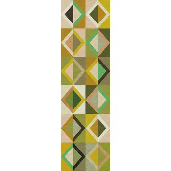 Tapeta Masureel Geometrická vliesová obrazová tapeta na zeď, zelená, DGJOY4021-300, Joy, Masureel, velikost 0,87 x 3 m