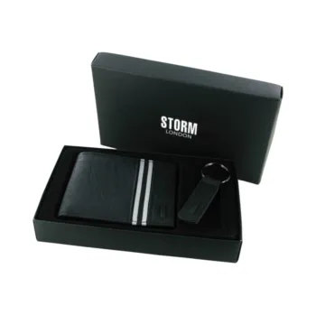 Peněženka STORM Fairbanks - Wallet & Keyring Set / Black
