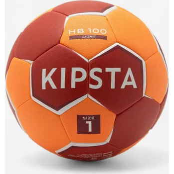 Fotbalový míč KIPSTA Házenkářský míč HB100 Light velikost 1 1 KAŠTANOVÁ|ORANŽOVÁ|ČERVENÁ