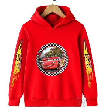 Chlapecký svetr Dětská mikina CARS Lightning McQueen (mix barev) potisk 2 Barva: Červená, Velikost: 110