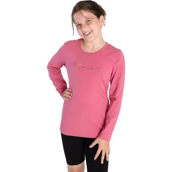 Dívčí tričko Dívčí triko Betty mode Moments jahodově růžové