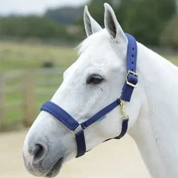 Ohlávka BUCAS Comfort, modrá, vel. PONY (AP 25 DOPRODEJ)