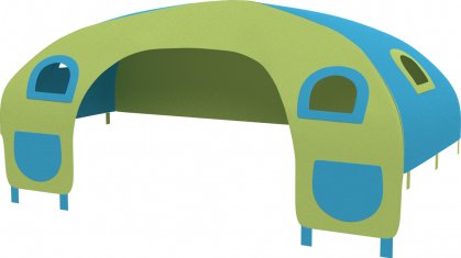 Domeček stan pro zábranu C - tyrkysovo zelený