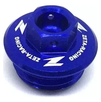 Zátka nalévacího otvoru oleje ZETA Oil Filler Plug Kawasaki KX / KXF viz popis, barva modrá (Doplňky ZETA)
