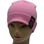 RDX 0573 Dívčí čepice s nášivkou Barva: sv. růžová, Velikost: 6 (6-9 let)