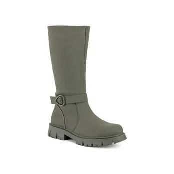 Dámské kozačky Kozačky ve vojenském stylu DeeZee CS5907-18 Khaki 35