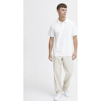 Pánské tričko Solid Polokošile 21108171 Bílá Regular Fit L