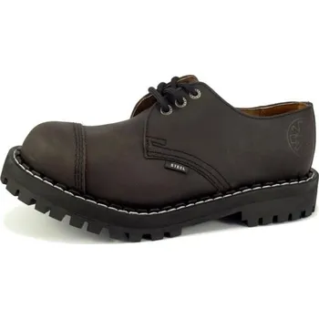 Dámské polobotky Steel boty 3 dírky 101/102/O crazy brown, velikost 44