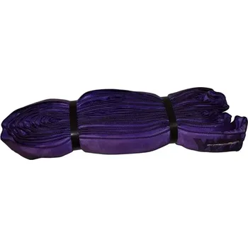 Upínací popruh Nekonečná textilní smyčka 1 t - užitná délka 3 m (IT-40116) (Fialová zvedací textilní smyčka, pro zvedání nebo kotvení těžkých břemen, s nosností 1.000 kg v přímém zavěšení. Obvod 6 m / užitná délka 3 m. )