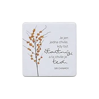 Podtácek Korkový podtácek Je jen jedna chvíle - Sri Chinmoy