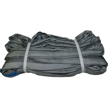 Upínací popruh Nekonečná textilní smyčka 4 t - užitná délka 3 m (IT-40146) (Šedá zvedací textilní smyčka, pro zvedání nebo kotvení těžkých břemen, s nosností 4.000 kg v přímém zavěšení. Obvod 6 m / užitná délka 3 m. )