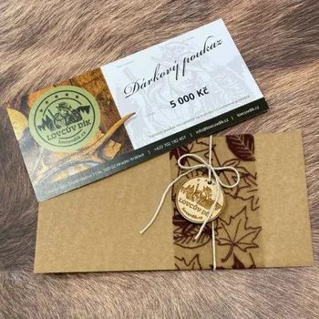 Dárkový potravinový koš Dárkový poukaz papírový 5 000 Kč