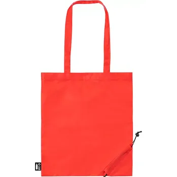 Plážová taška Berber skládací RPET nákupní taška - červená - AP809528-05