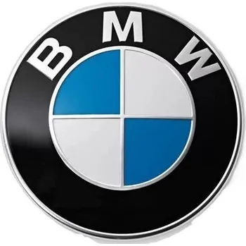 Znak automobilu Logo, emblem, znak zadní páté dveře BMW 74mm, modrý 51148219237