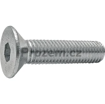 Šroub Šroub M12x50 mm, se zápustnou šestihrannou hlavou pro Deutz Fahr, Kverneland, Pöttinger, 16606543, 0880079916378, 106061
