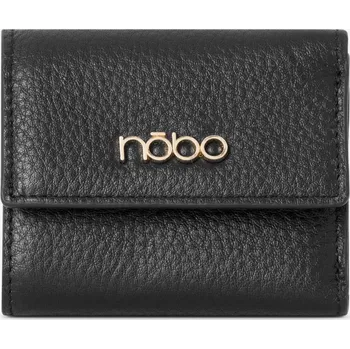 Peněženka Dámská Malá Peněženka Z Přírodní Kůže Nobo NPUR-LR110-C020 Barva: Černá, Velikost: ONE SIZE