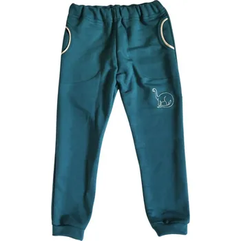 České chlapecké tepláky bavlněné vel. 92,98 petrolejové dino