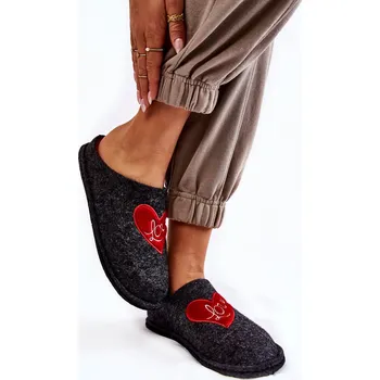 Dámské pantofle Domácí pantofle Big Star KK276019 a Barva: Červená, Velikost: 37