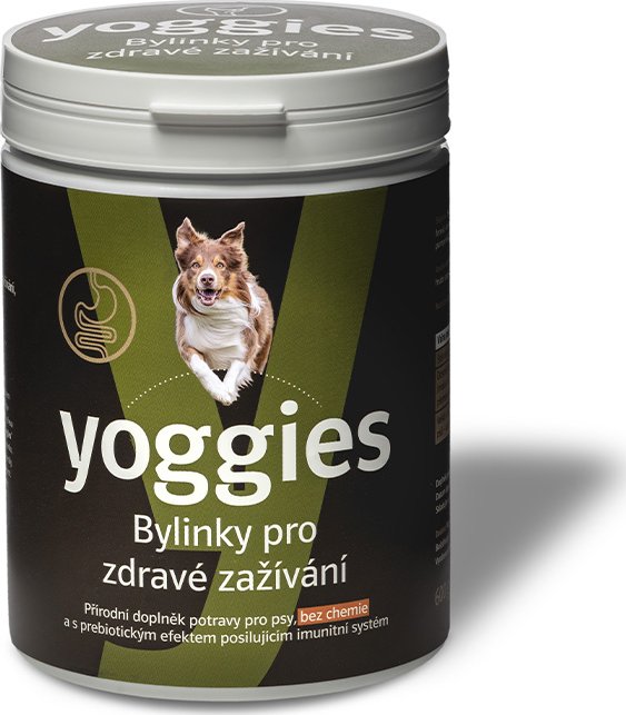 Yoggies Bylinky pro psy pro zdravé zažívání a prebiotikum 600g