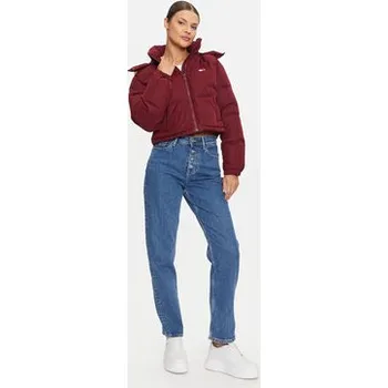 Pánská větrovka Tommy Jeans Vatovaná bunda Alaska DW0DW19687 Fialová Regular Fit XL