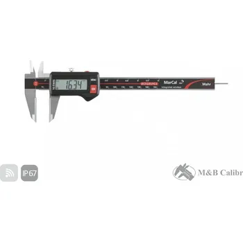 Posuvné měřítko Digitální posuvné měřítko 150/0,01 mm, plochy z tvrdokovu, IP67 | MarCal 16 EWRi-H Mahr