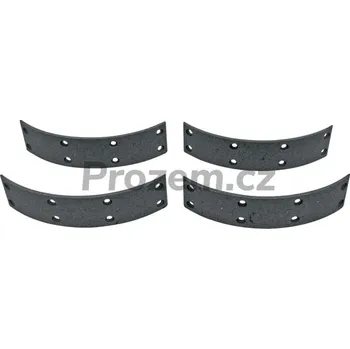 Nýt Sada brzdového obložení 4 ks, 205x45x4,5 mm, s nýty pro David Brown, K262703, K960595