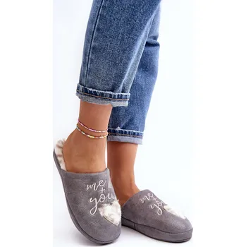 Dámské pantofle Lesklé dámské pantofle Geraja Barva: Stříbrná, Velikost: 37