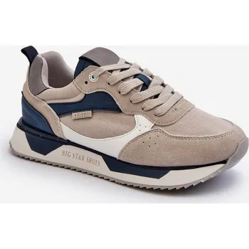 Pánská běžecká obuv Pánské tenisky s paměťovou pěnovou podrážkou Big Star NN174348 Barva: Stříbrná, Velikost: 45