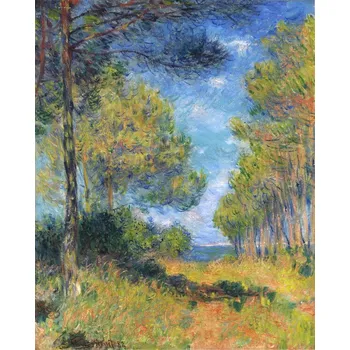 Plakát Plakát, Obraz - Allée de sapins à Varengeville, Claude Monet