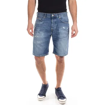 Pepe Jeans Pánské kraťasy RELAXED SHORT REPAIR Barva: denim (odpovídá obrázku), Velikost: W30