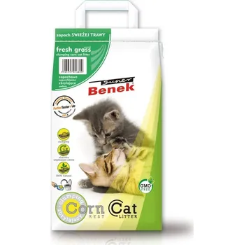 Podestýlka pro kočku BENEK Super Corn Cat Svěží tráva 14 l
