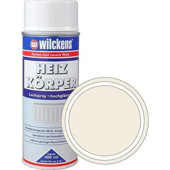 Autolak Wilckens Bílá lesklá barva na topení ve spreji Heizkoerper Lackspray 400 ml bílá