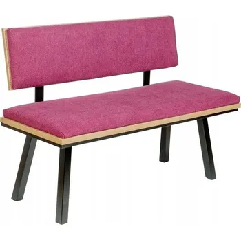 Lavice bez úložného prostoru, čalouněná Vltavotýnský nábytek 125 x 88 x 48 cm fialová